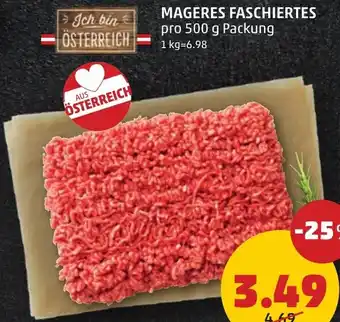PENNY MAGERES FASCHIERTES Angebot