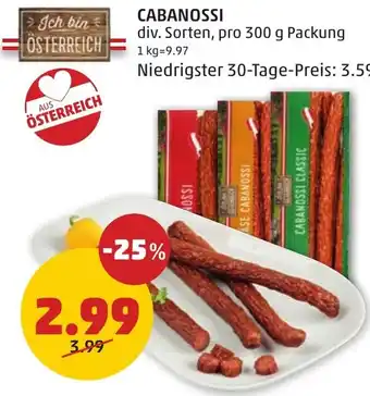 PENNY CABANOSSI Angebot