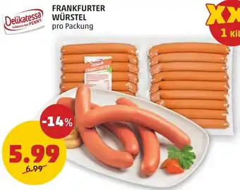 PENNY FRANKFURTER WÜRSTEL Angebot