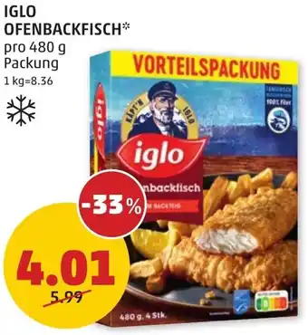 PENNY IGLO OFENBACKFISCH Angebot