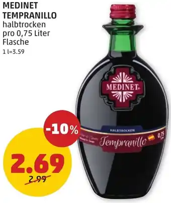 PENNY MEDINET TEMPRANILLO Angebot