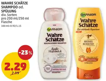 PENNY WAHRE SCHÄTZE SHAMPOO od. SPÜLUNG Angebot