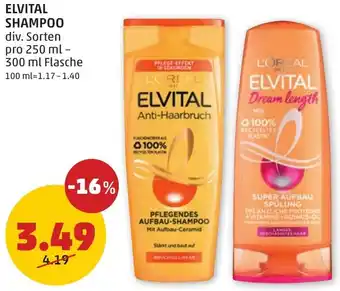 PENNY ELVITAL SHAMPOO Angebot