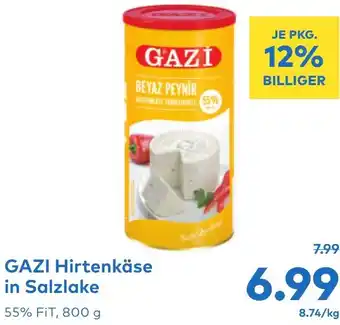 T&G GAZI Hirtenkäse in Salzlake Angebot