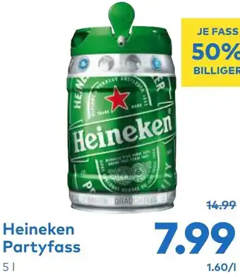 T&G Heineken Partyfass Angebot