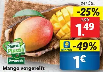 Lidl Mango vorgereift Angebot