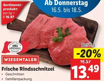 Lidl Frische Rindsschnitzel Angebot