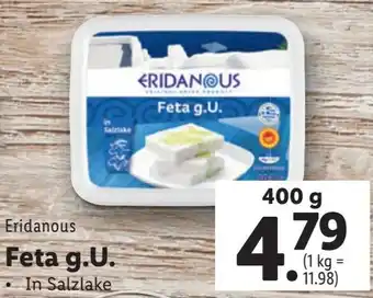 Lidl Feta g.U. Angebot
