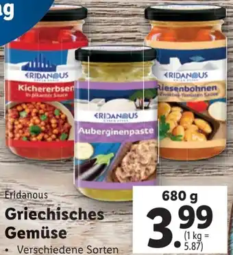 Lidl Griechisches Gemüse Angebot