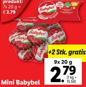 Lidl Mini Babybel Angebot