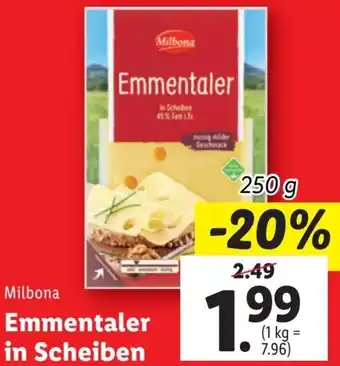 Lidl Emmentaler in Scheiben Angebot