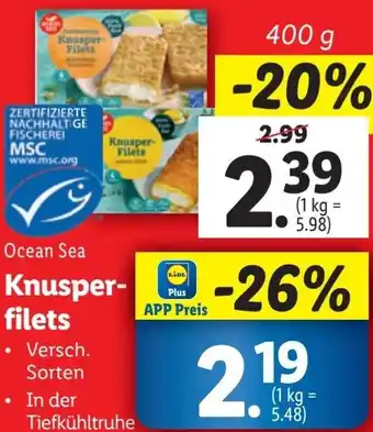 Lidl Knusper- Filets Angebot