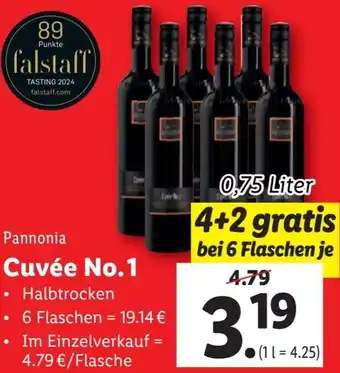 Lidl Pannonia Cuvée No.1 Angebot