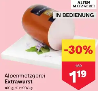 MPreis Alpenmetzgerei Extrawurst Angebot