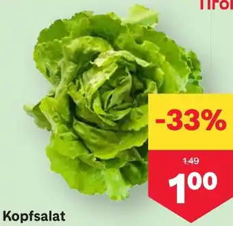 MPreis Kopfsalat Angebot