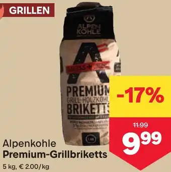 MPreis Alpenkohle Premium-Grillbriketts Angebot