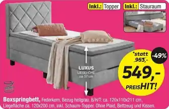 Möbel Ludwig Boxspringbett Angebot