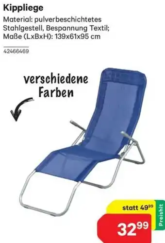 Lagerhaus Kippliege Angebot