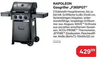Lagerhaus NAPOLEON Gasgriller F365PGT Angebot