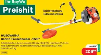 Lagerhaus HUSQVARNA Benzin-Freischneider 122R Angebot