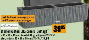 Hornbach Blumenkasten Balconera Cottage Angebot