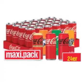 Maximarkt Coca-Cola , Coca-Cola light, Coca-Cola Zero, Coke Zero Zero, Coke Lemon Zero, Coke Vanilla, Fanta, Sprite oder Mezzo Mix Maxi Angebot