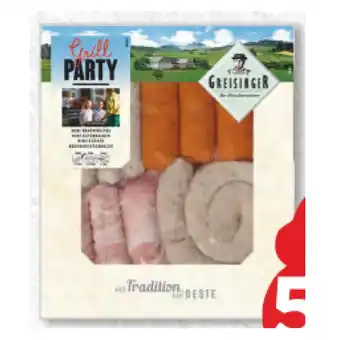 Unimarkt Greisinger Grillparty Unimarkt 450 Gramm 1 Packung Angebot