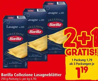 Interspar Barilla Collezione Lasagneblätter Angebot