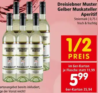 Interspar Dreisiebner Muster Gelber Muskateller Aperitif Angebot