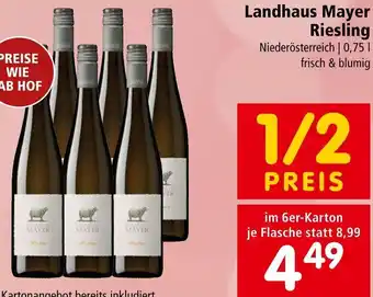 Interspar Landhaus Mayer Riesling Angebot