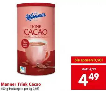 Interspar Manner Trink Cacao Angebot