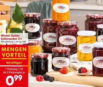 Interspar Wiener Zucker Gelierzucker 2:1 Angebot