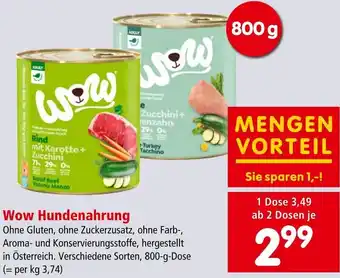 Interspar Wow Hundenahrung Angebot