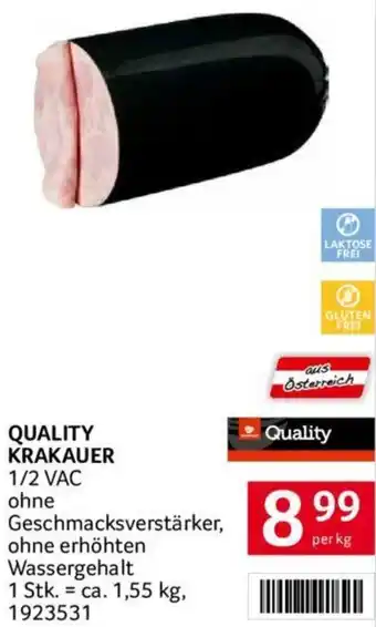 Transgourmet QUALITY KRAKAUER Angebot