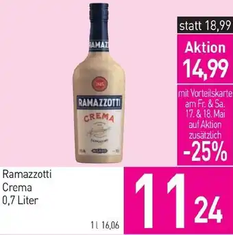 Sutterlüty Ramazzotti Crema 0,7 Liter Angebot