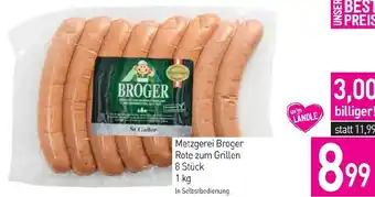 Sutterlüty Metzgerei Broger Rote zum Grillen 8 Stück 1 kg Angebot