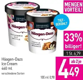 Sutterlüty Häagen-Dazs Ice Cream 460 ml Angebot