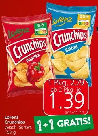 Spar Lorenz Crunchips Angebot