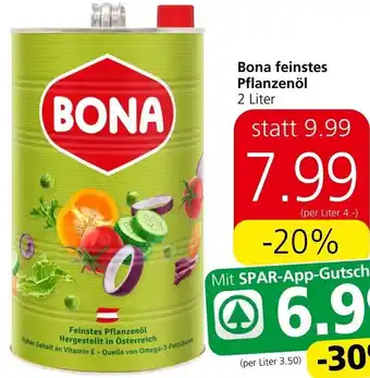 Spar Bona feinstes Pflanzenöl Angebot