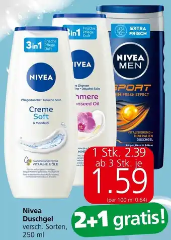 Spar Nivea Duschgel Angebot