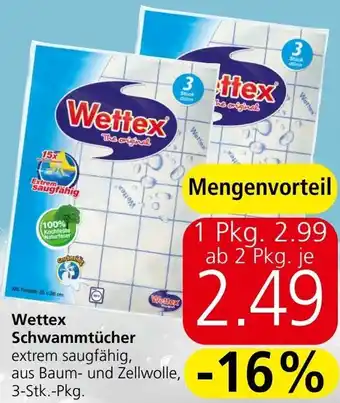 Spar Wettex Schwammtücher Angebot