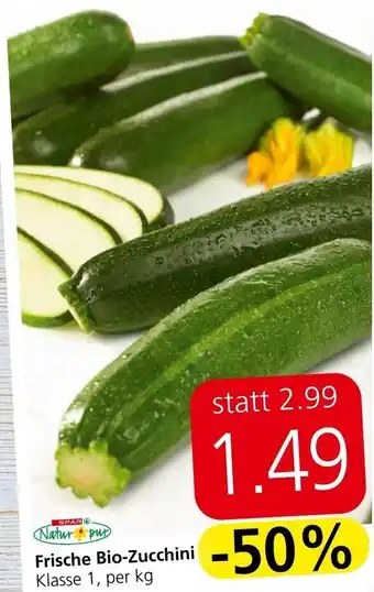 Spar Frische Bio-Zucchini Angebot