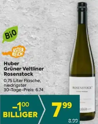 Billa Huber Grüner Veltliner Rosenstock Angebot