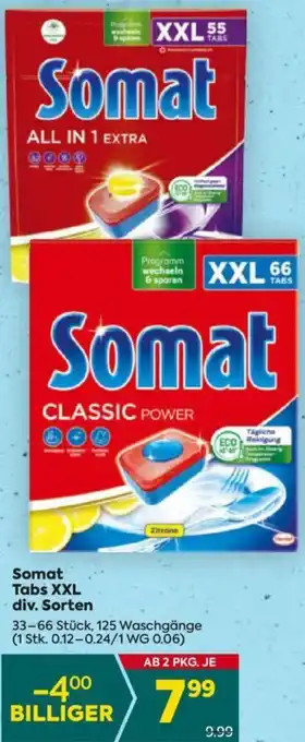 Billa Somat Tabs XXL Angebot