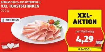 Hofer XXL TOASTSCHINKEN Angebot