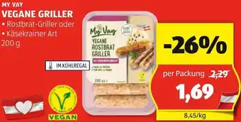 Hofer MY VAY VEGANE GRILLER Angebot