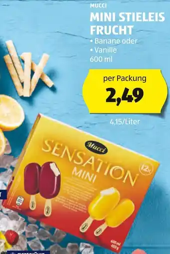 Hofer MUCCI MINI STIELEIS FRUCHT Angebot