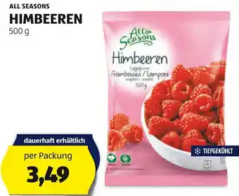 Hofer ALL SEASONS HIMBEEREN Angebot