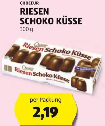 Hofer CHOCEUR RIESEN SCHOKO KÜSSE Angebot