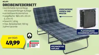 Hofer BELAVI DREIBEINFEDERBETT Angebot